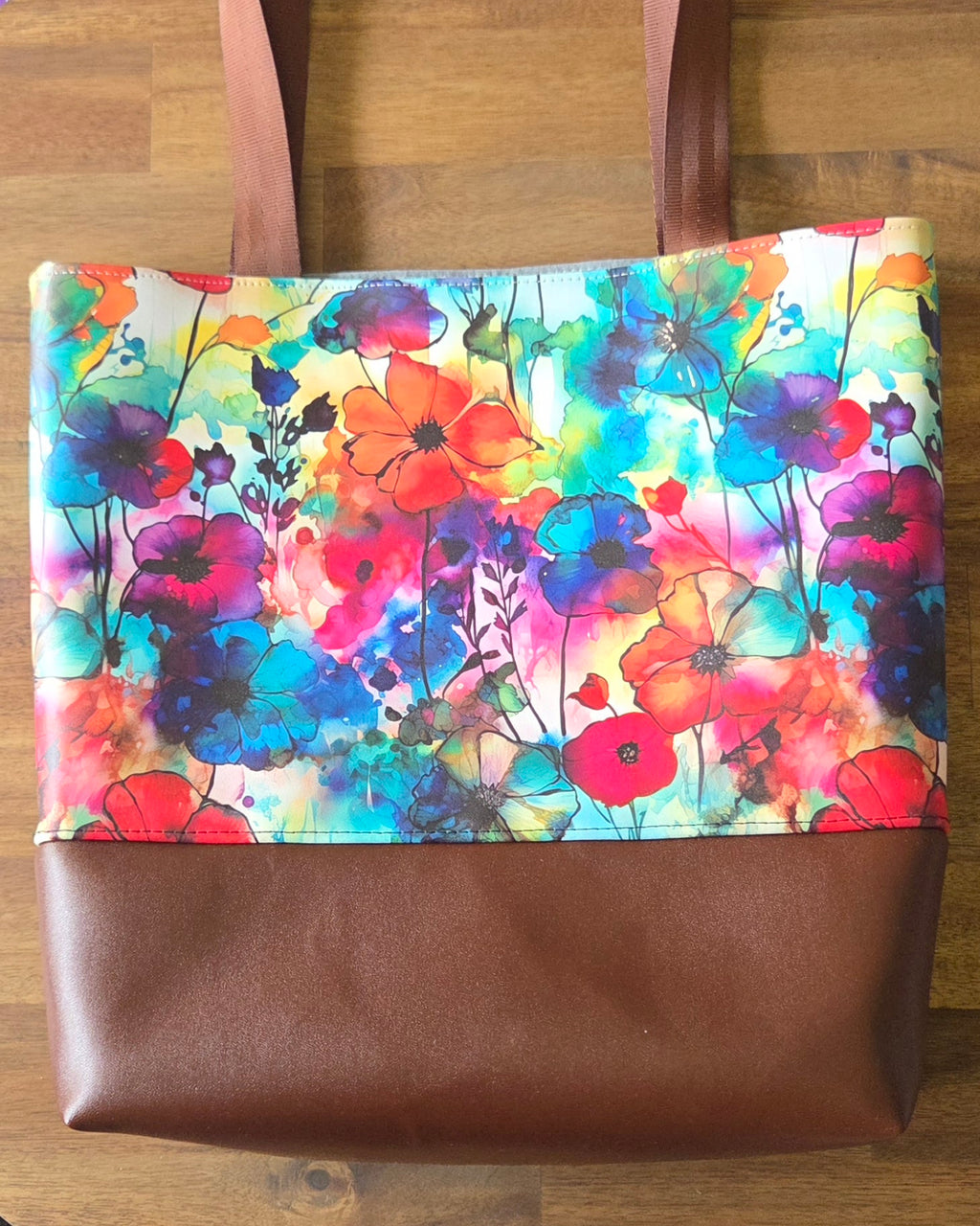 Synthetic Leather Tote Bags