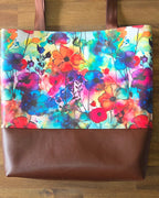 Synthetic Leather Tote Bags